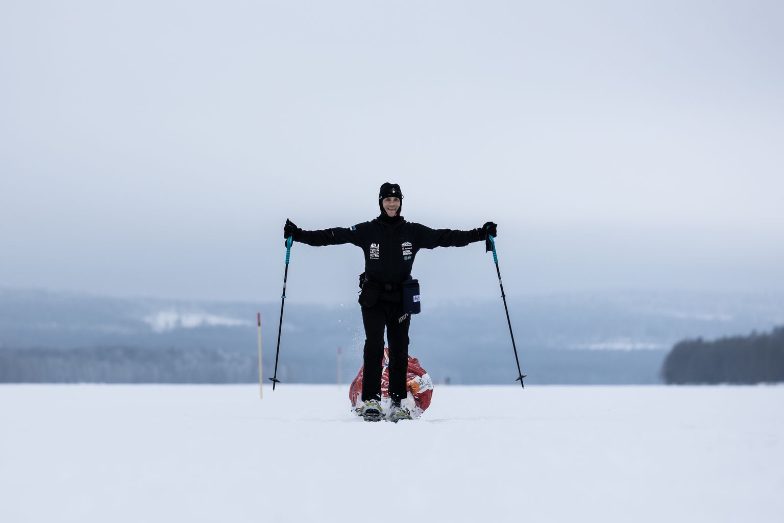 Joel Juht liigub 500-kilomeetrise ultramaratoni finiši suunas.
