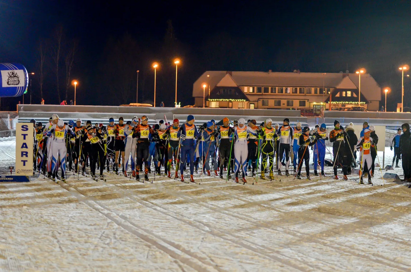 Suusahullude Maraton 2015 stardihetk.