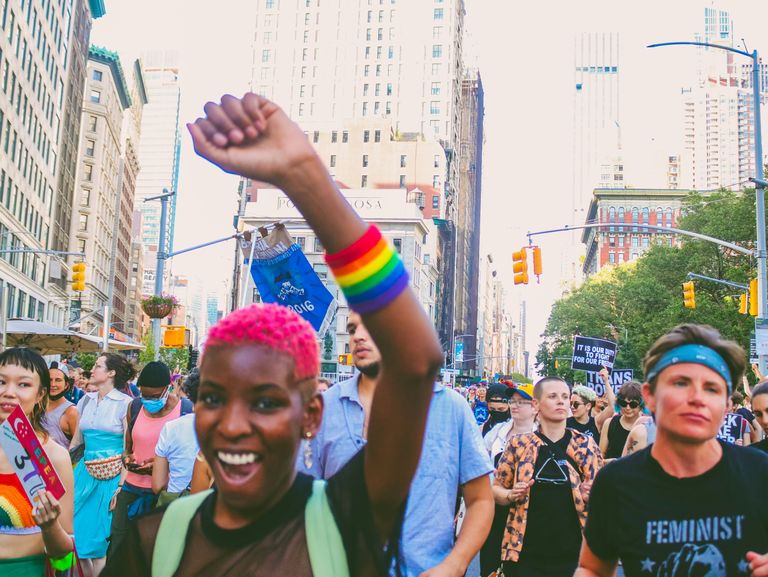 ЛГБТ+ парад в Нью-Йорке. Фото иллюстративное.