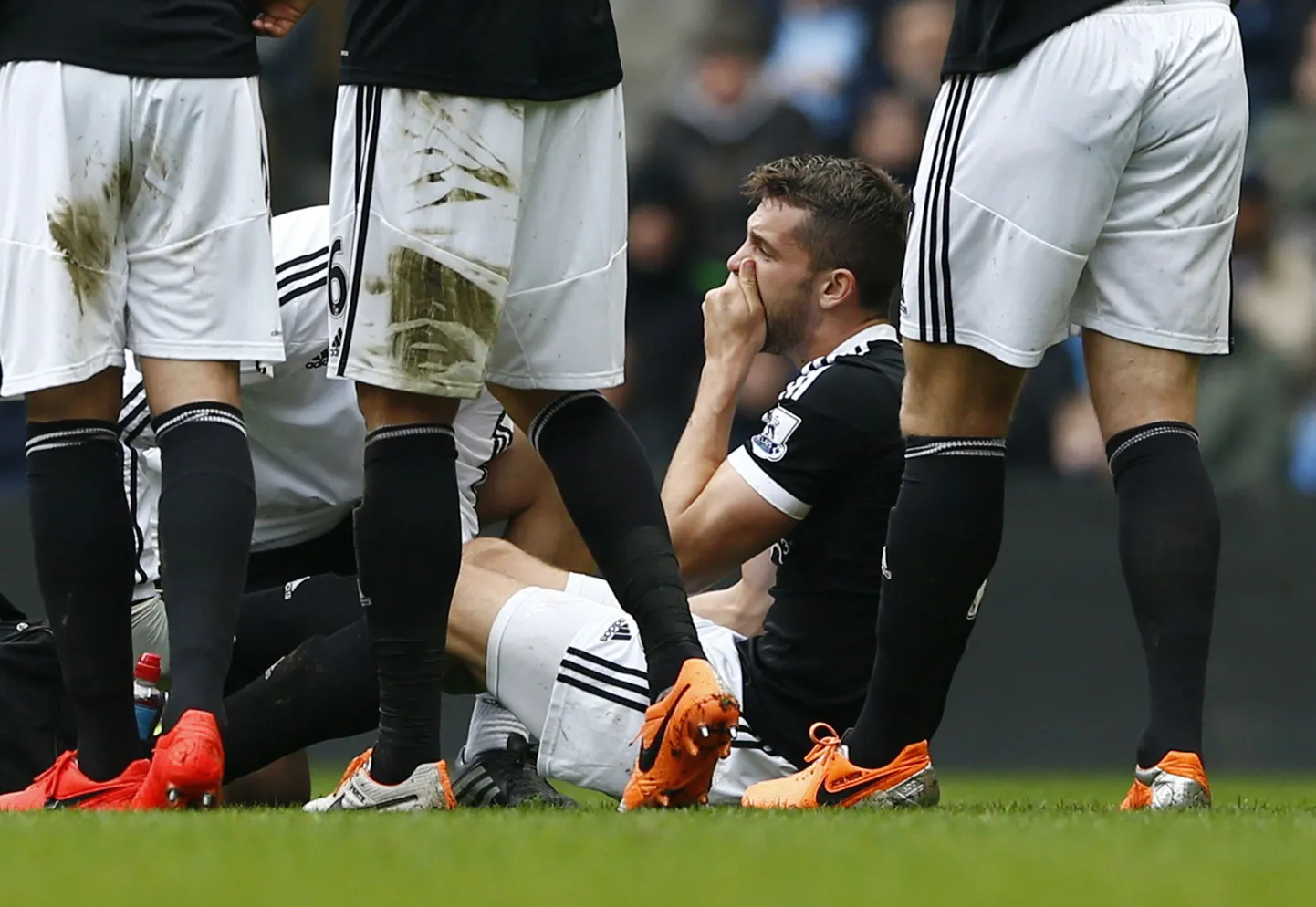 Vigastada saanud Jay Rodriguez.