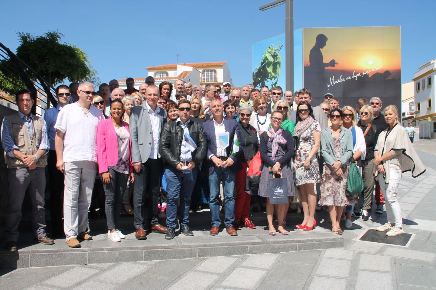 Valgamaa turismiettevõtjate ja omavalitsustegelaste delegatsioon Hispaanias.