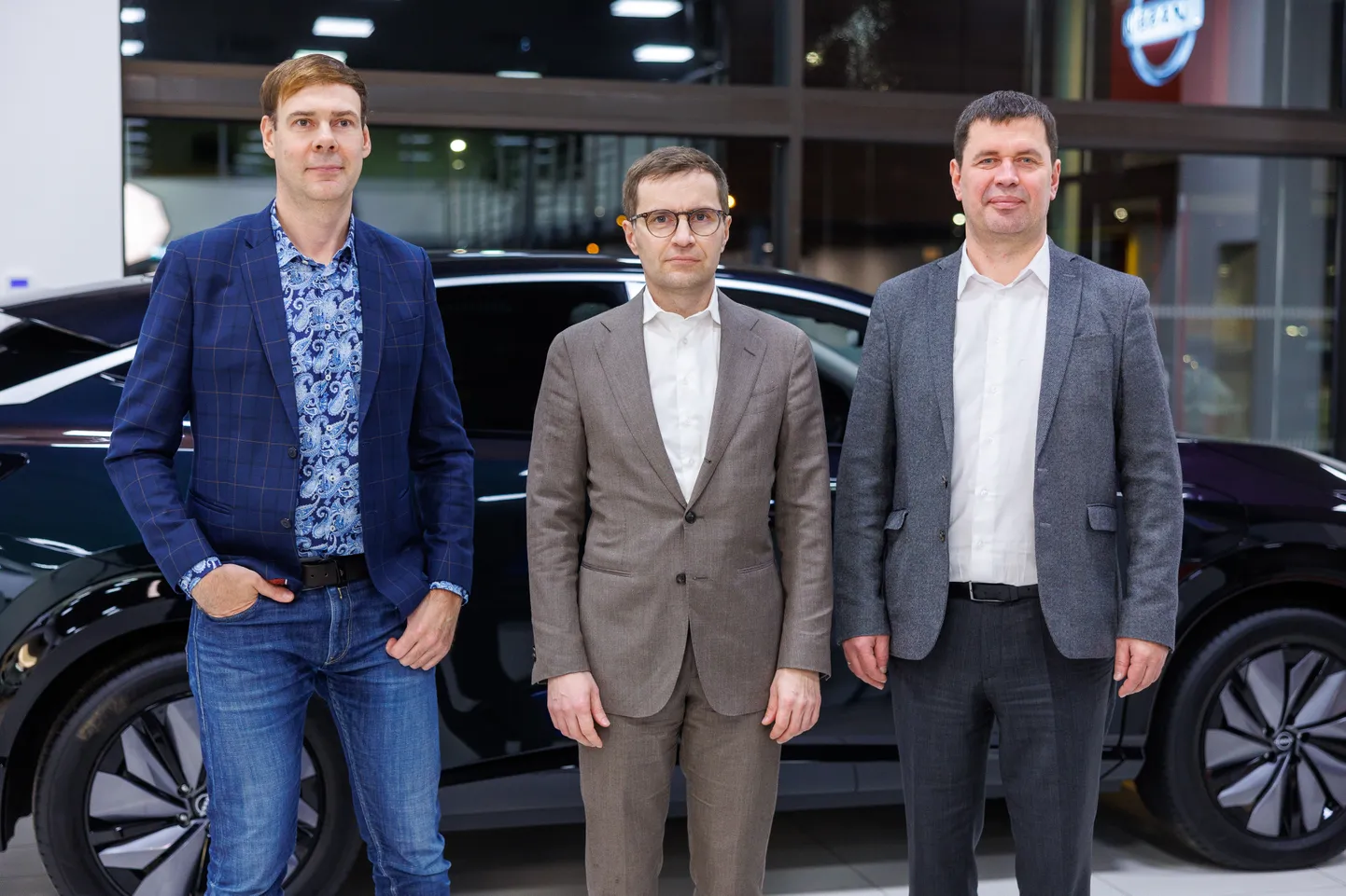 Modera nõukogu esimees Siim Vips (keskel) ning juhatuse liikmed Janek Prümmel (vasakul) ja Raido Toonekurg (paremal).