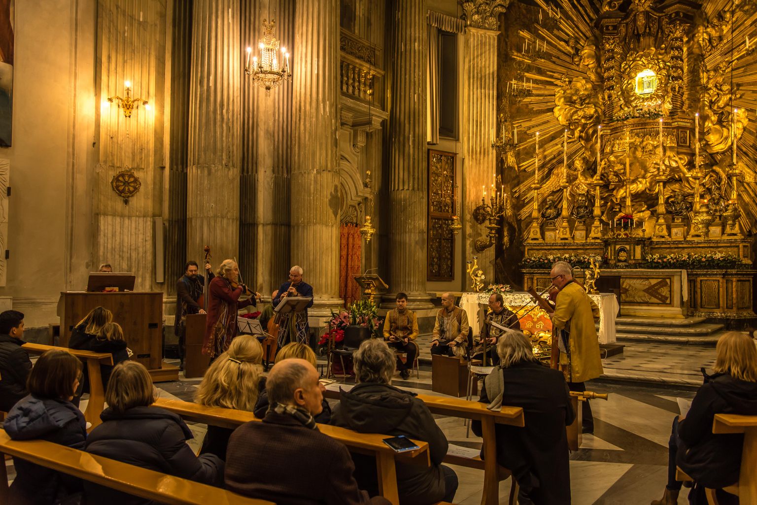 Hortus Musicuse kontsert Santa Maria in Campitelli kirikus Roomas.