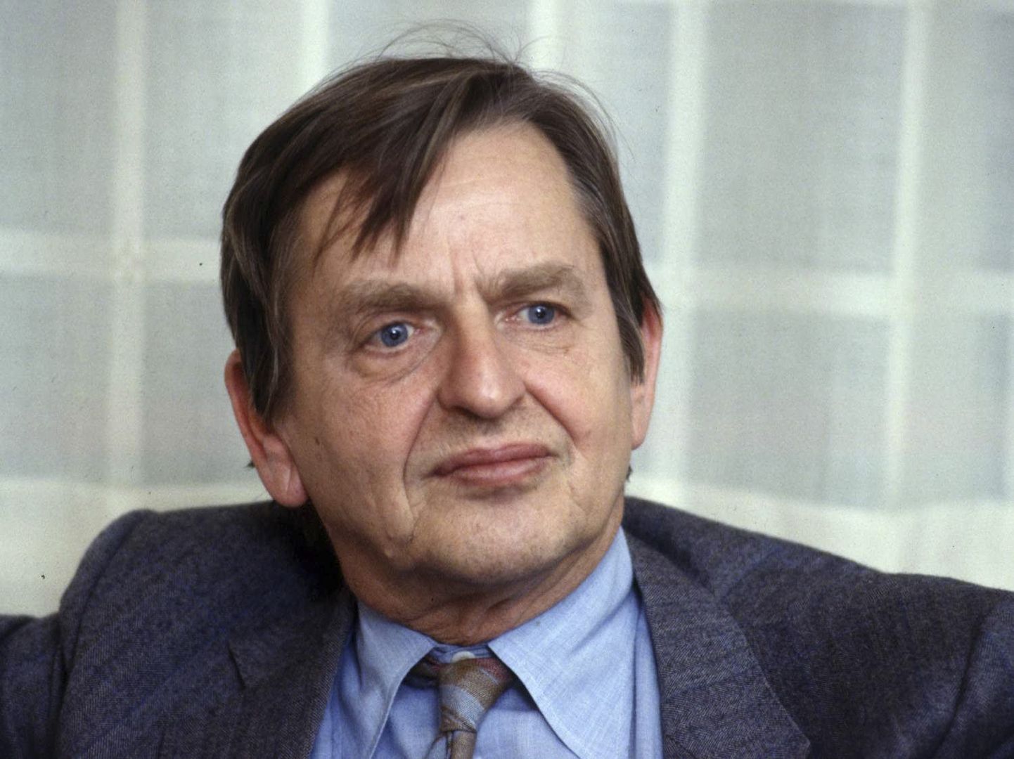 Olof Palme 1984. aastal tehtud fotol.