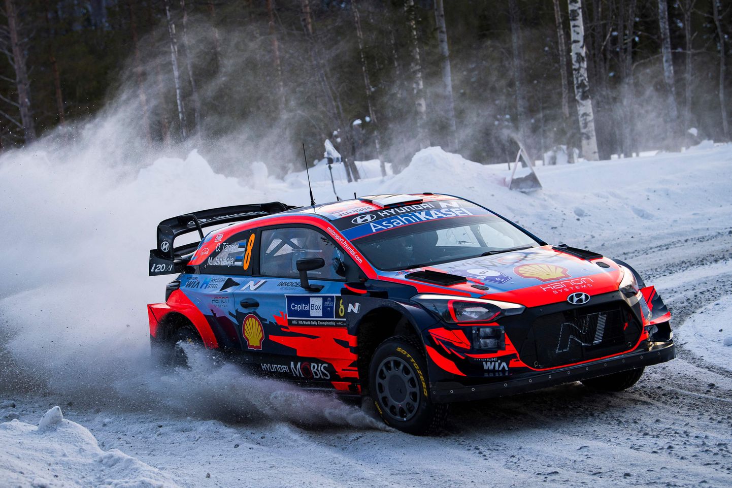 Kas tänavune hooaeg jääb WRCs i20 mudelile viimaseks? Fotol Ott Tänak ja Martin Järveoja.