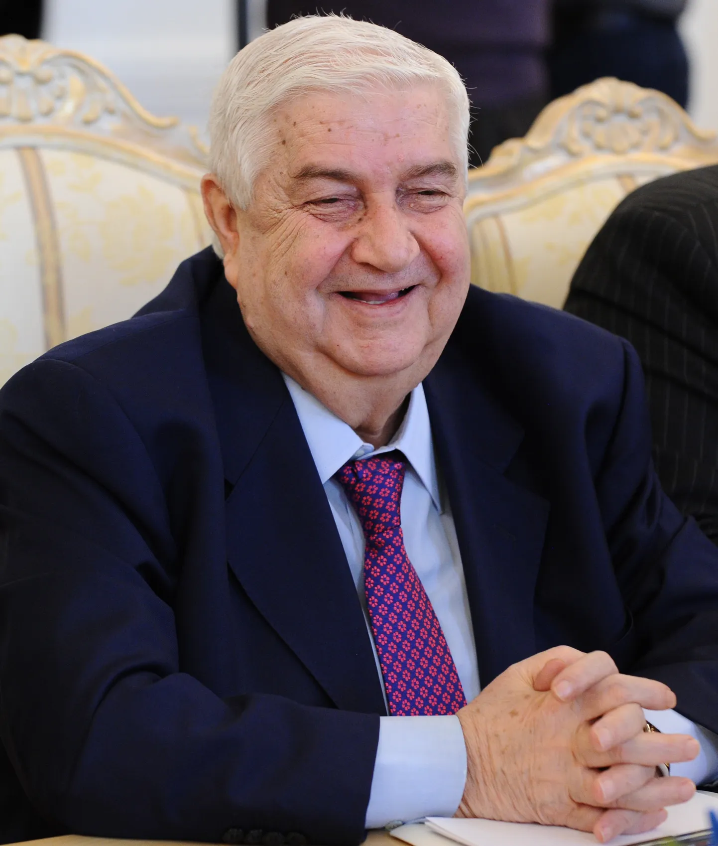 Süüria välisminister Walid al-Muallem.