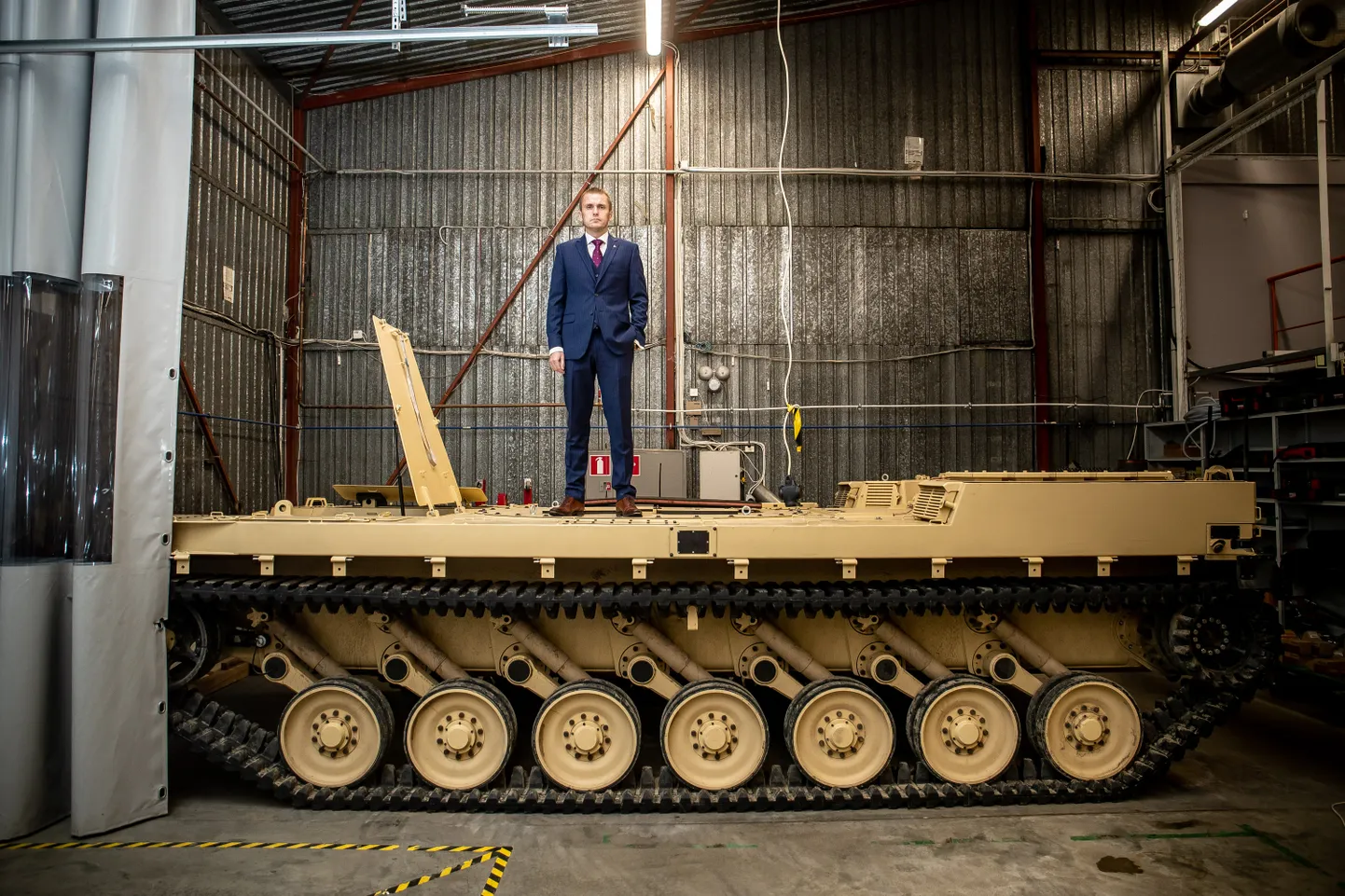 Milrem Roboticsi asutaja ja suurosanik Kuldar Väärsi.
