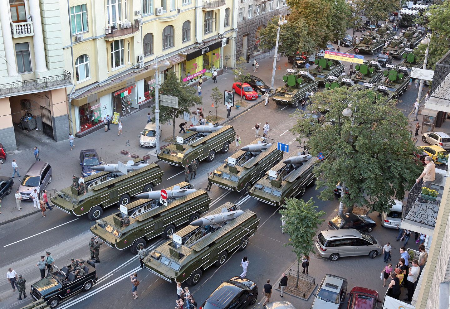 Ukraina sõjaväe paraad 19. augustil Kiievis