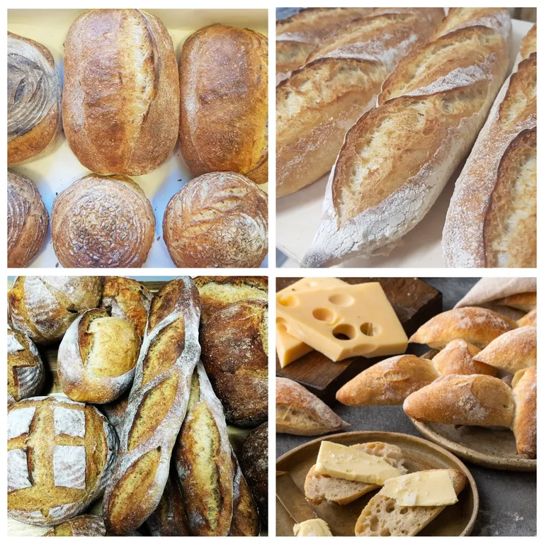 Белый хлеб от Crustum - вкуснейшие багеты, караваи с орехами, а какие французские булки!