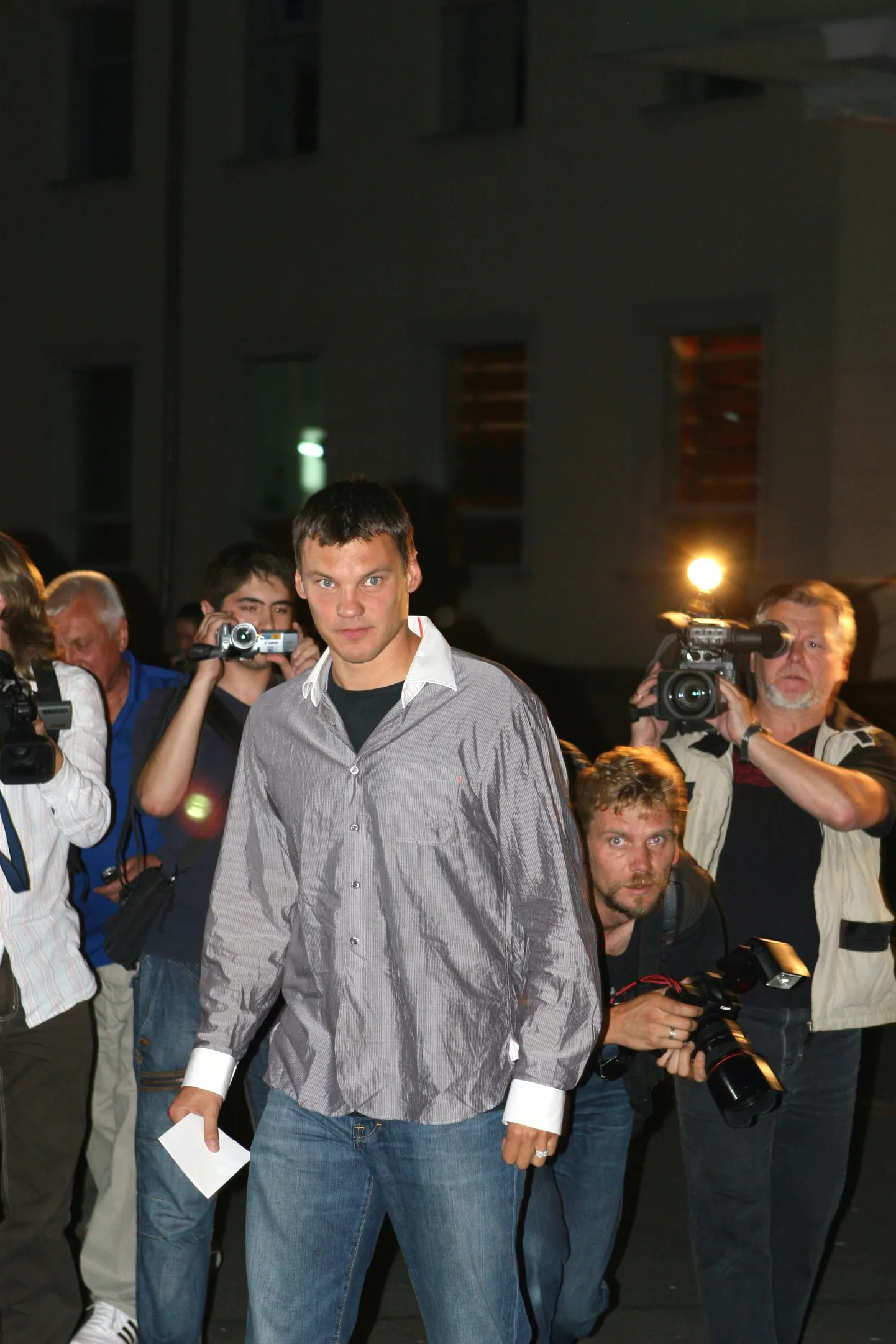 Sarunas Jasikevicius Vilniuse lennujaamas.