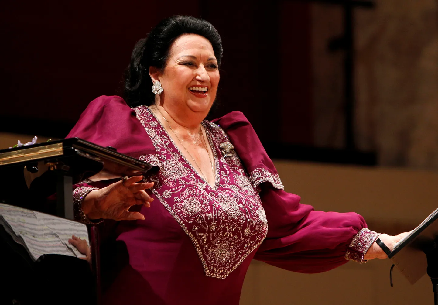 Katalaani ooperitäht Montserrat Caballé.