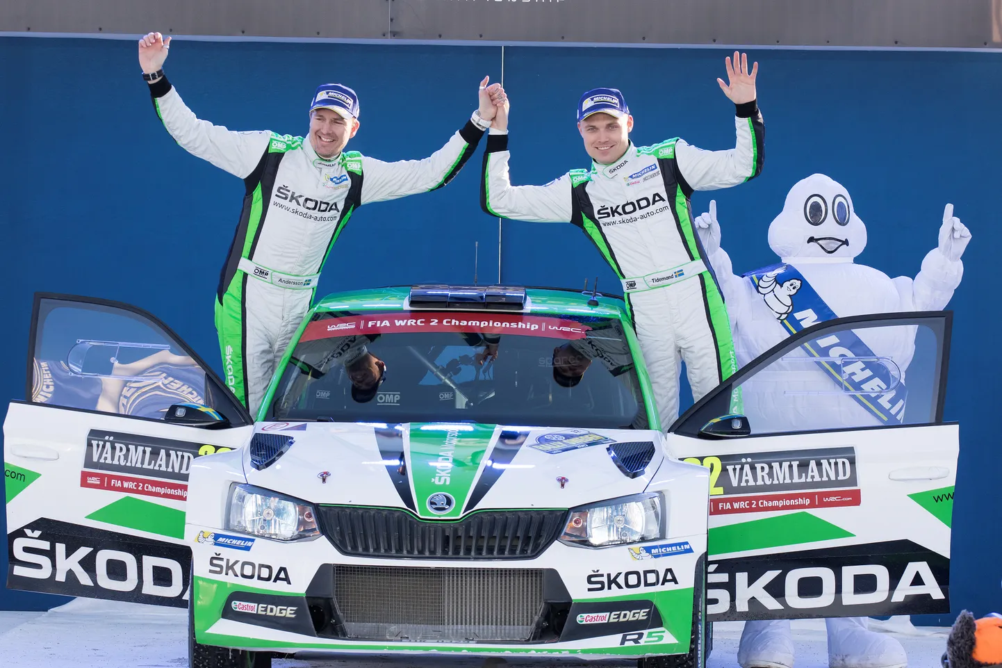 Pontus Tidemand paremal 2017. aasta Rootsi rallil.