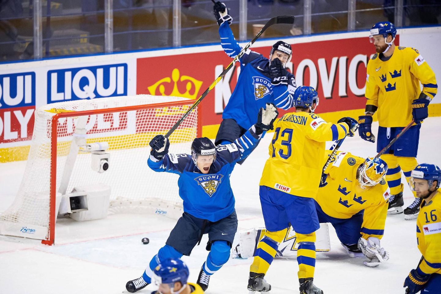 Soomlaste raevukas lõpuspurt ja meelekindlus šokeerisid Rootsi NHLi staare. FOTO: Joel Marklund/Imago Images/Bildbyran