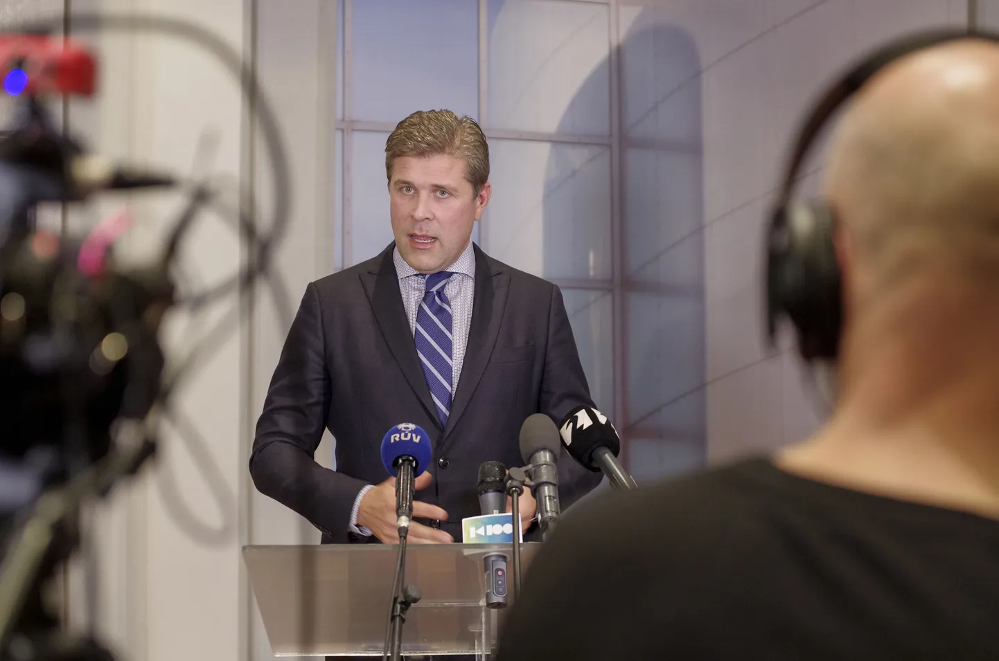 Islandi peaminister Bjarni Benediktsson.