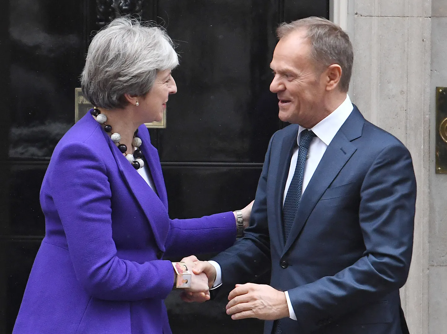 Briti peaminister Theresa May ja Euroopa Ülemkogu alaline eesistuja Donald Tusk.
