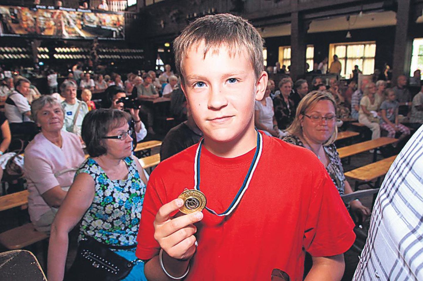 Konkursi eripreemia pälvis noormängija Tauno Tamm.