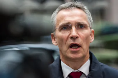 Jens Stoltenberg täna Brüsselis. Foto: Scanpix