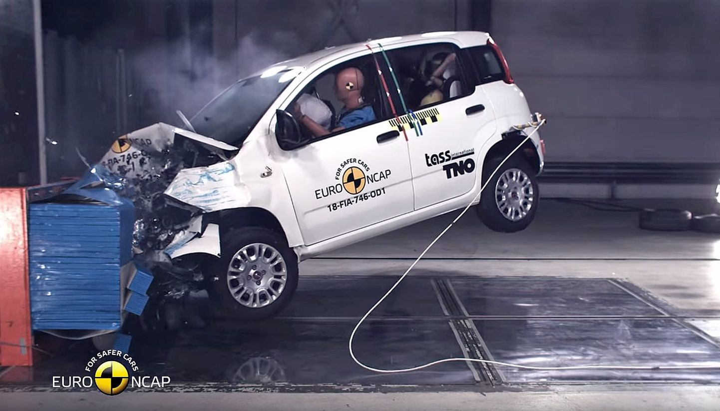 Fiat Panda EuroNCAP drošības testos