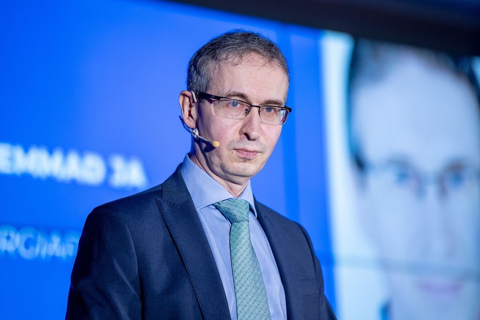 Einari Kisel Postimehe ja Tark advokaadibüroo majanduskonverentsil.