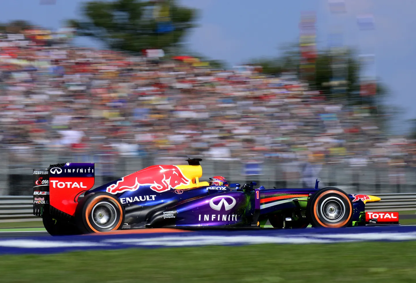 Sebastian Vettel Monza ringrajal.