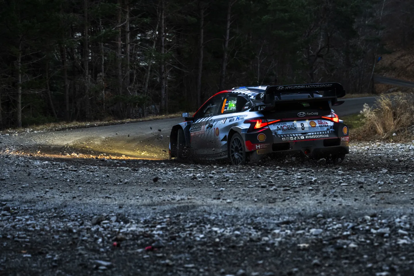 Ott Tänak ja Martin Järveoja alustasid MM-hooaega Monte Carlo ralli neljanda kohaga.