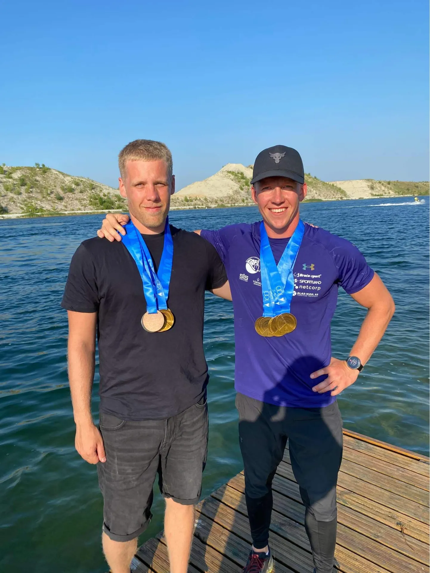 Joosep Karlson (paremal) võitis viis, Andreas Baum kaks kulda.