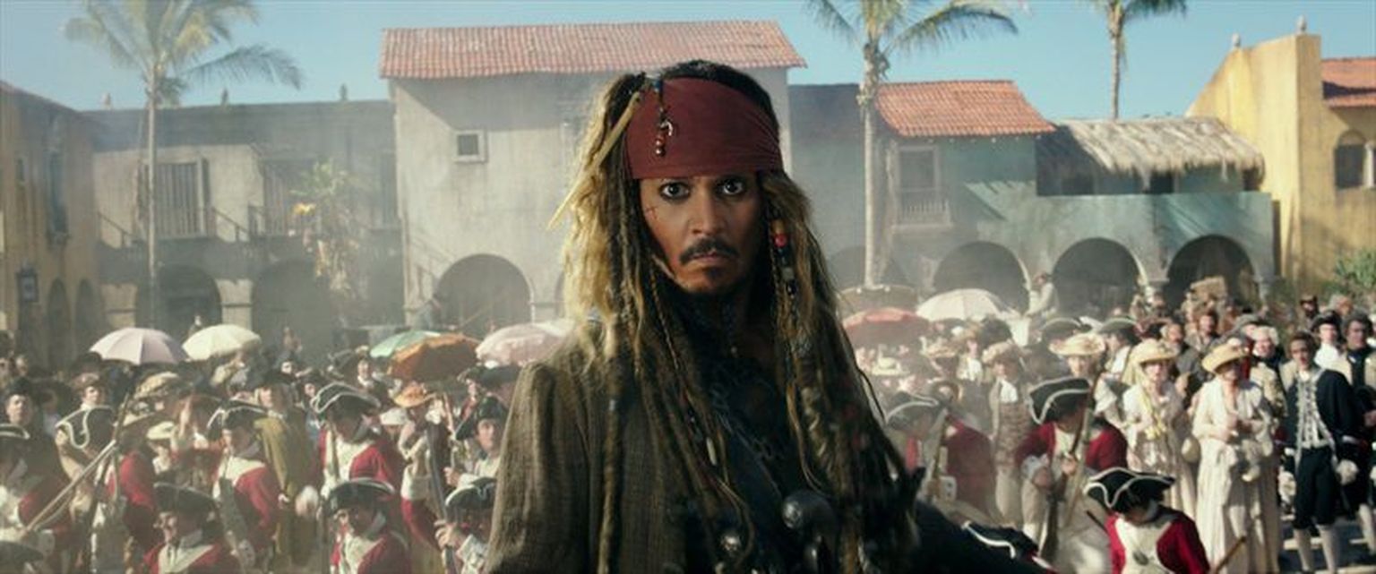 Johnny Depp filmis «Kariibi mere piraadid: Salazari kättemaks»