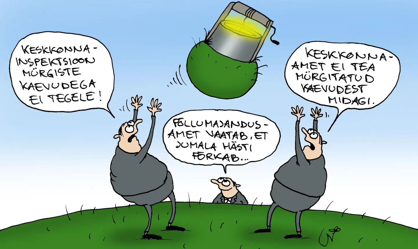 Päeva karikatuur FOTO: Urmas Nemvalts