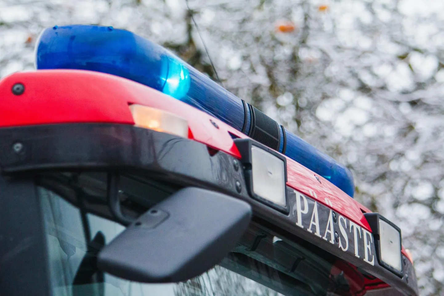 Päästeauto. Foto on illustratiivne.