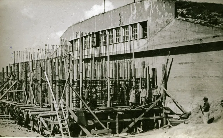 Строительство Таллиннской водоочистной станции, 1925-1927 годы.