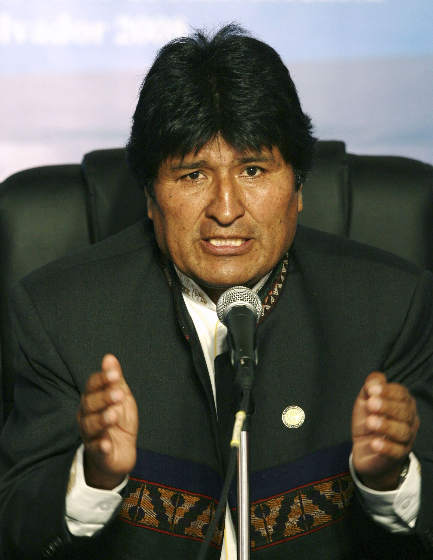 Boliivia presidebt Evo Morales.
