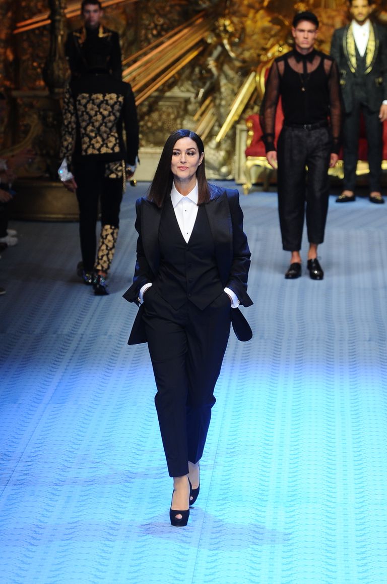 Dolce & Gabbana fashion show, Monica Bellucci Моника Беллуччи