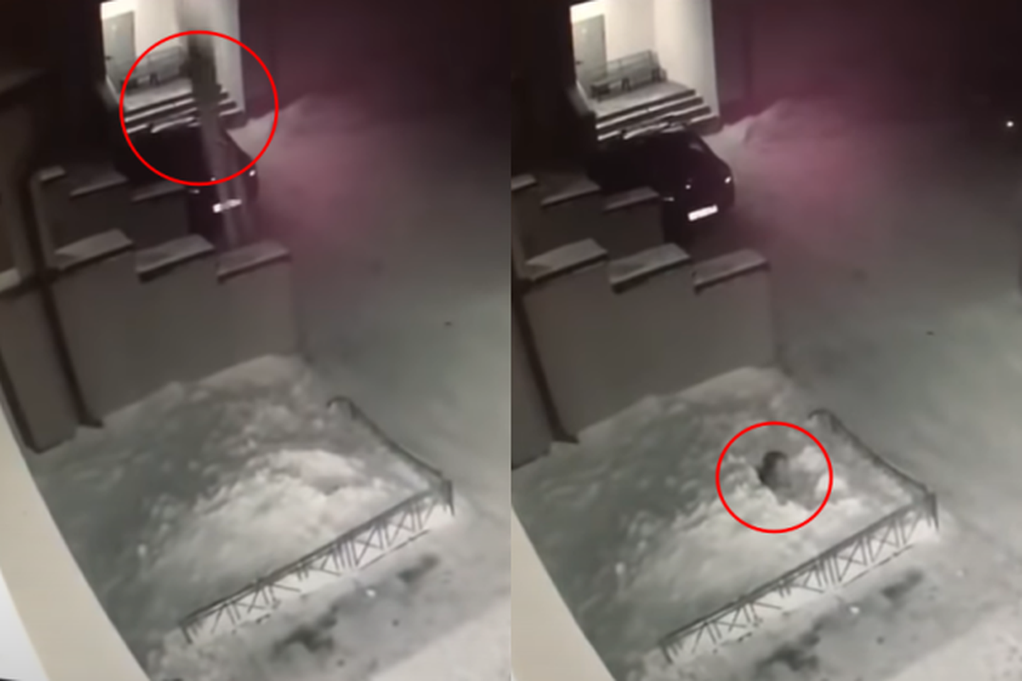 Venemaal kukkus laps neljanda korruse aknast lumehange.