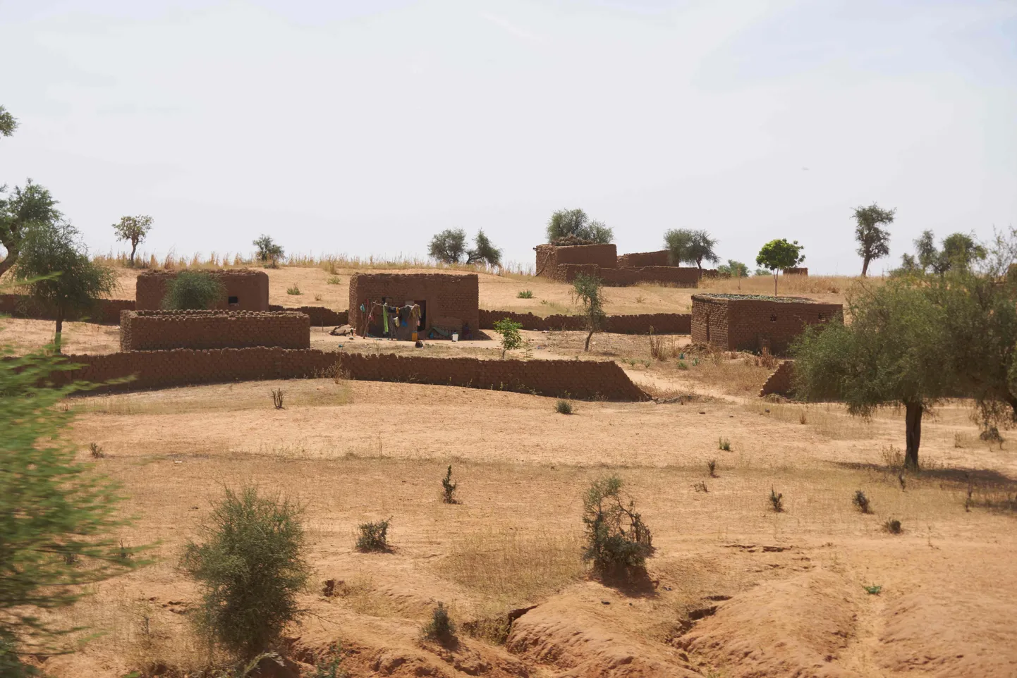 Vaade külale Burkina Faso põhjaosas Soumi piirkonnas.