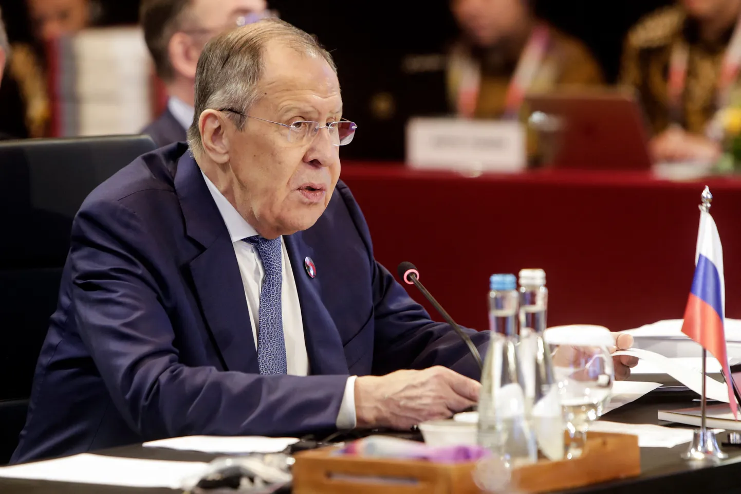 Venemaa välisminister Sergei Lavrov täna Jakartas