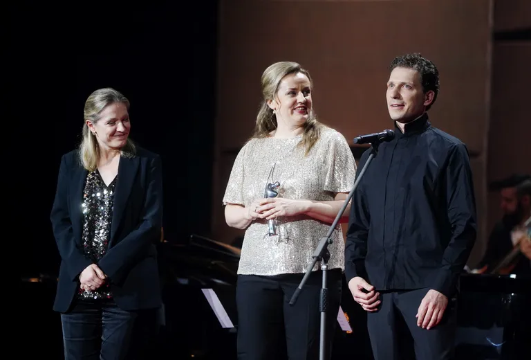 "Trio Palladio" – Eva Bindere, Kristīne Blaumane un Reinis Zariņš.