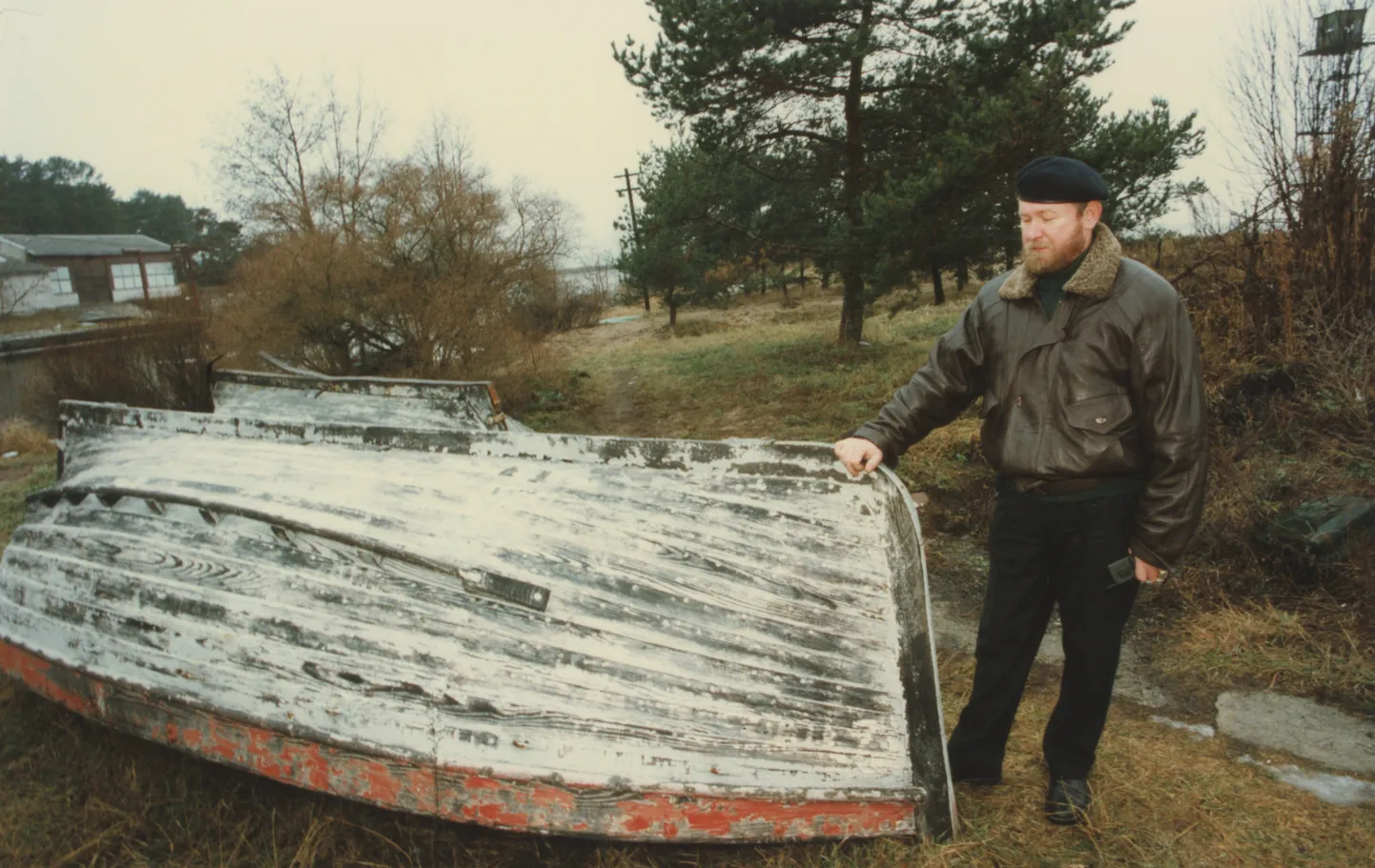 Pildil piirivalveameti peadirektor Tarmo Kõuts Keila-Joal 1998. aasta jaanuaris.