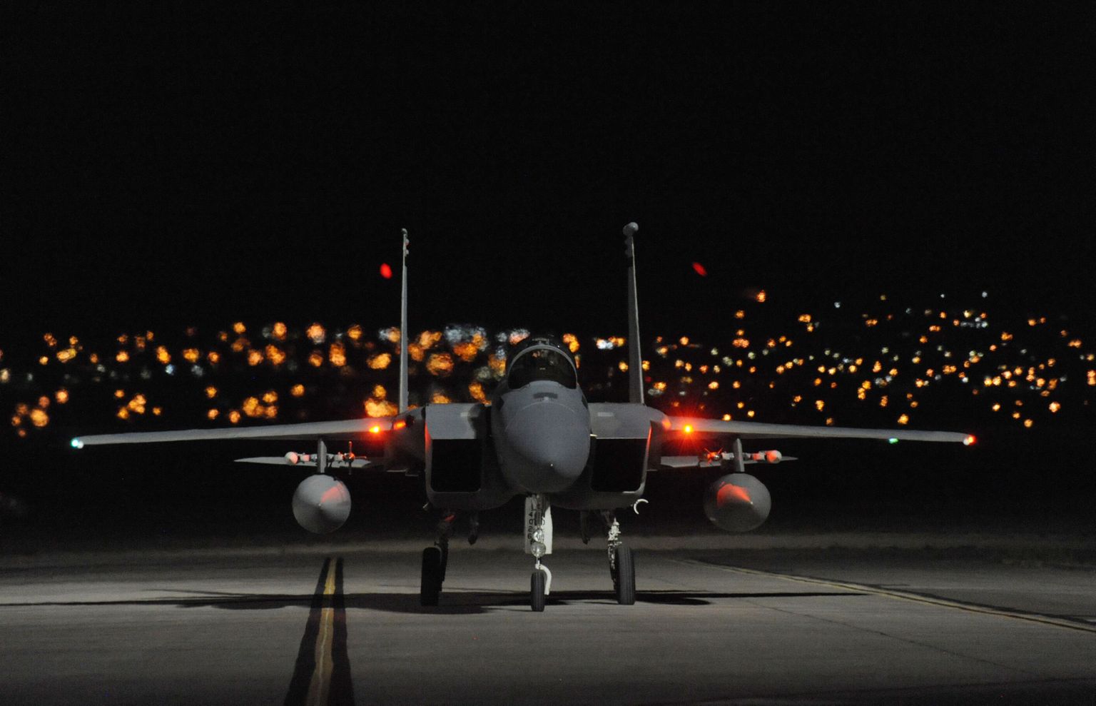 USA hävituslennuk F-15.