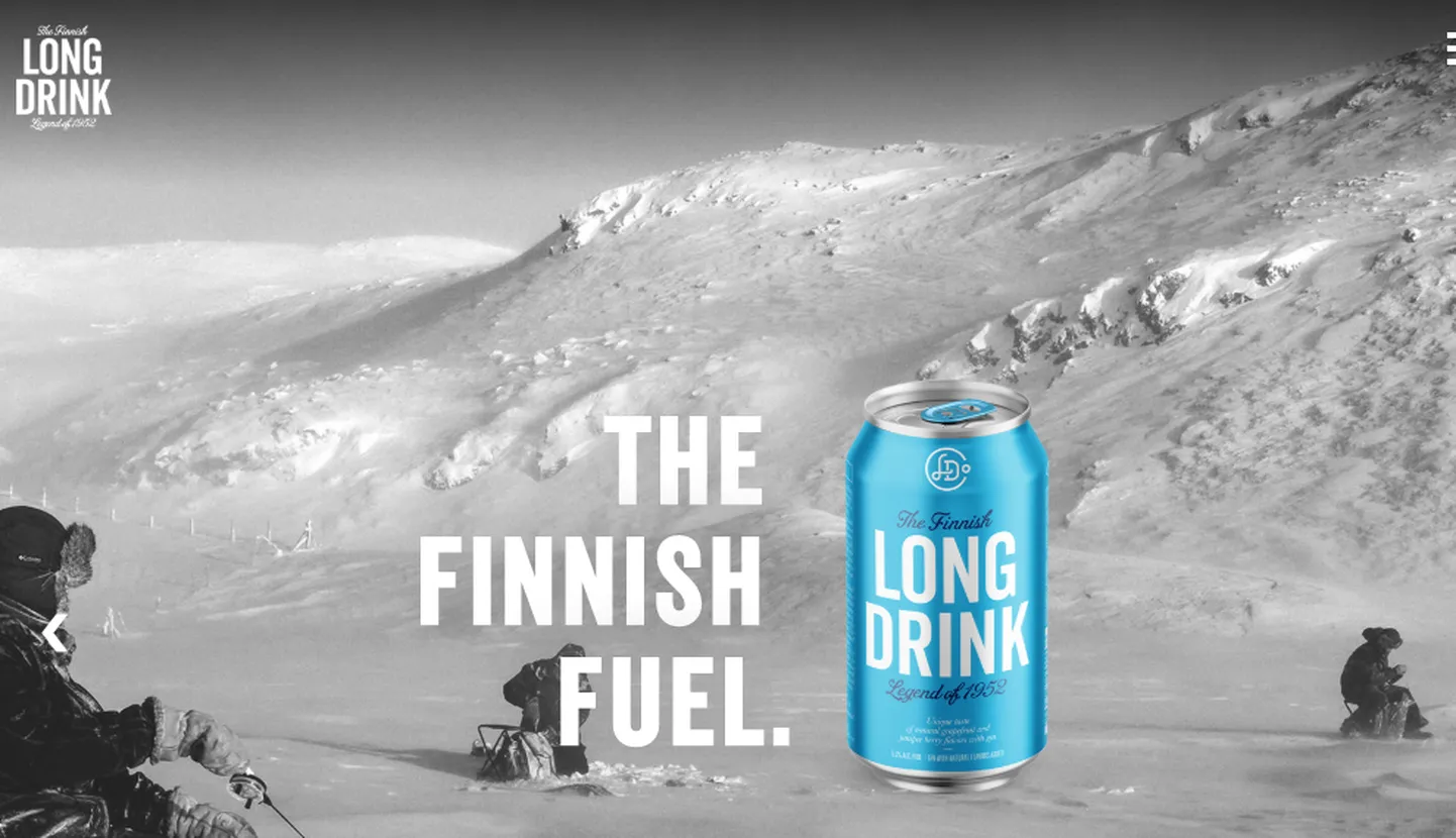 «Soome kütus on saabunud.» Finnish Long Drink kodulehekülg.