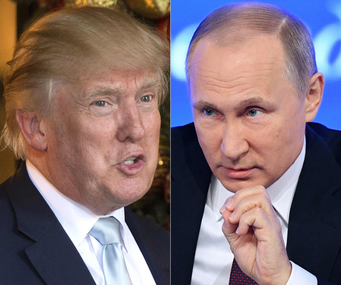 Donald Trump ja Vladimir Putin.