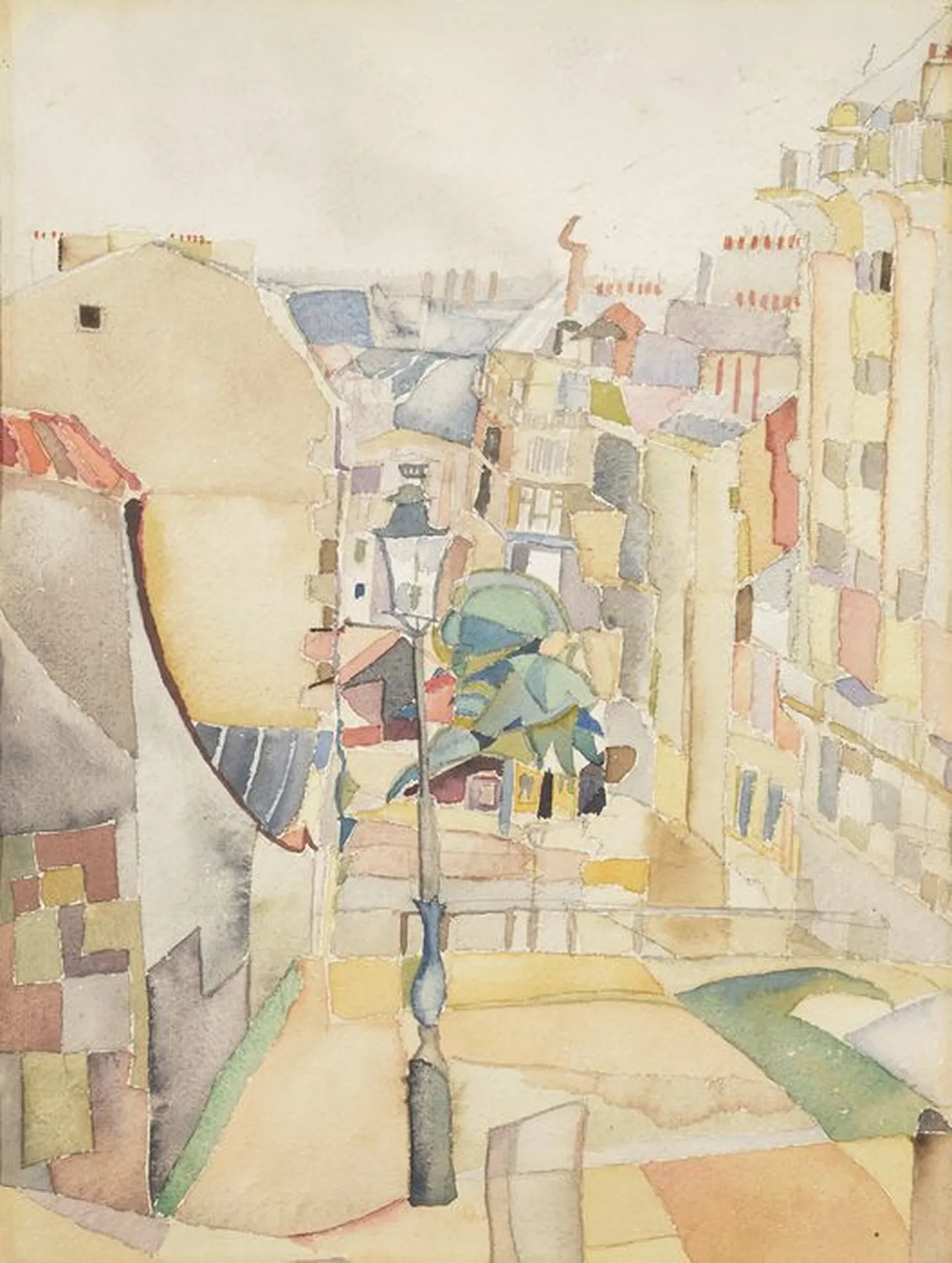 Adamson-Eric «Montmartre'ilt» (1924),
akvarell.