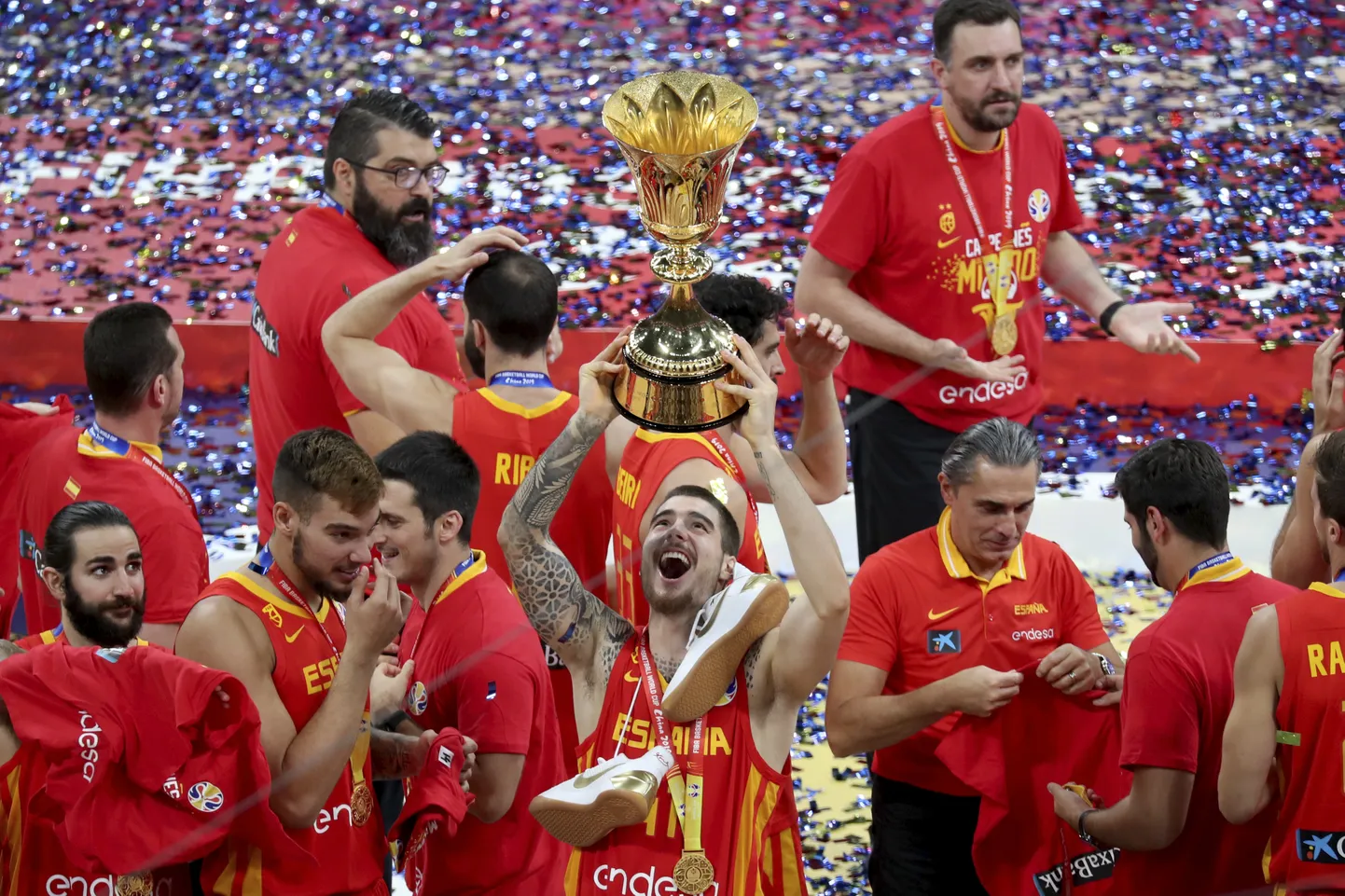 Korvpalli valitsev maailmameister on Hispaania.