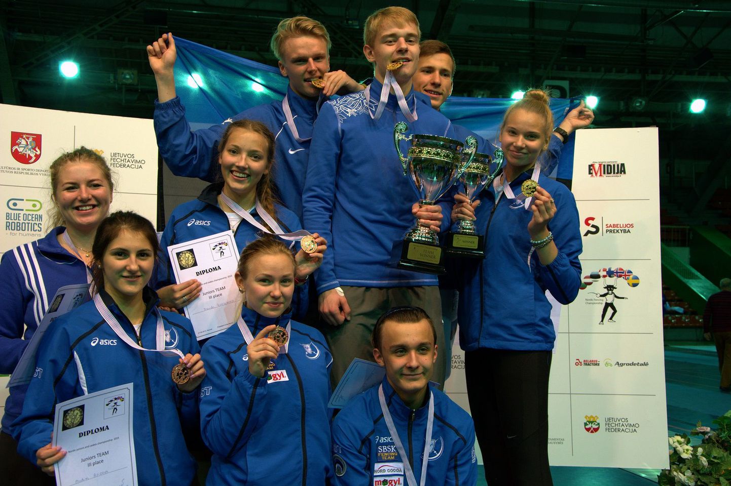 Eesti noorvehklejad olid Põhjamaade meistrivõistlustel edukal.
