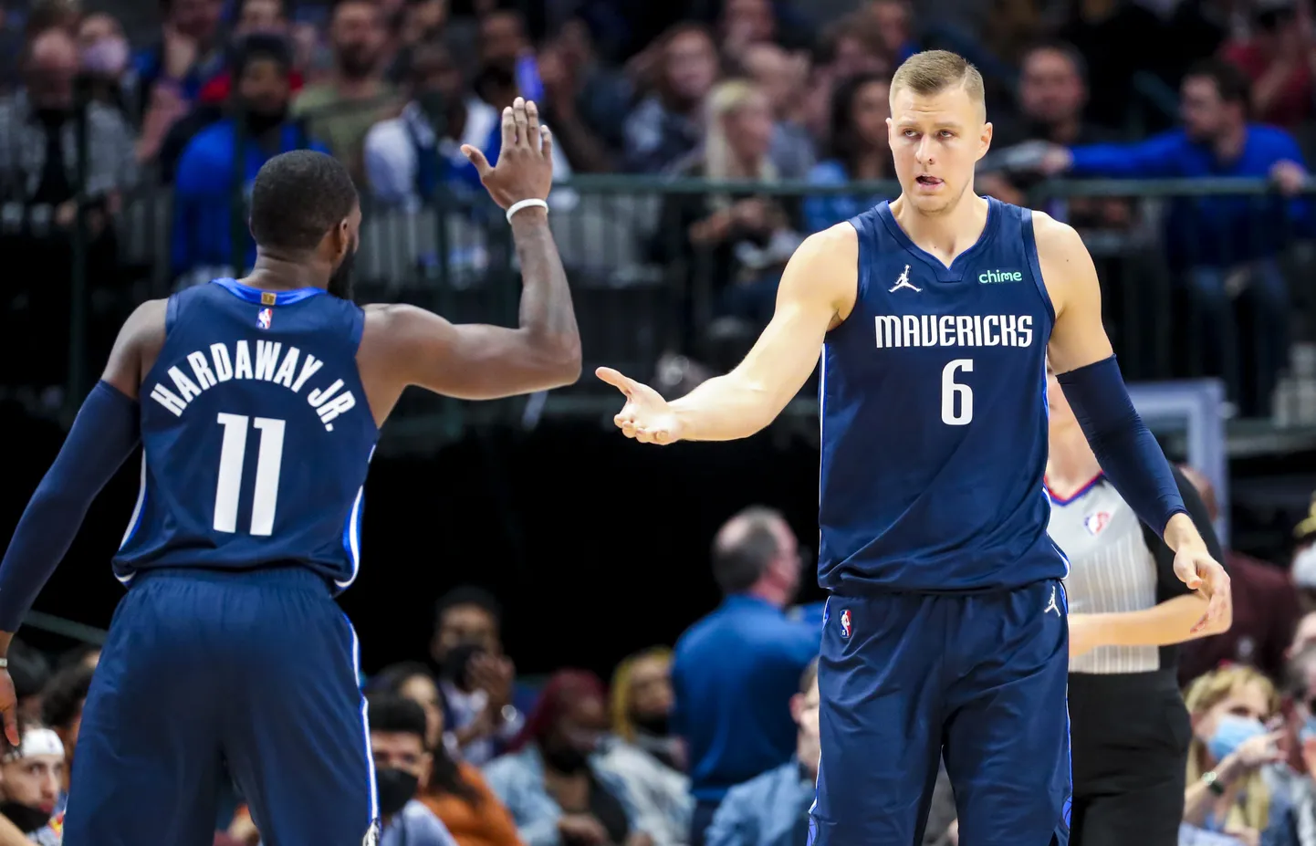 Tims Hārdevejs juniors un Kristaps Porziņģis