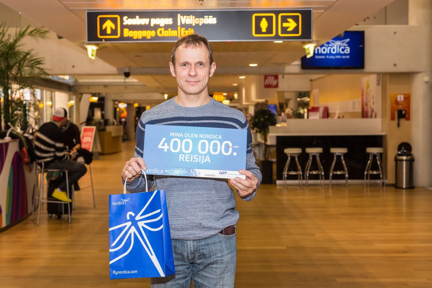 Ivar Julm, Nordica 400 000. reisija