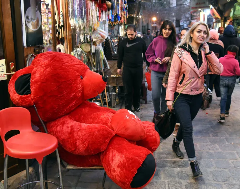 Selline üsna konfliktivaene nägi Damascus välja tänavusel valentinipäeval.