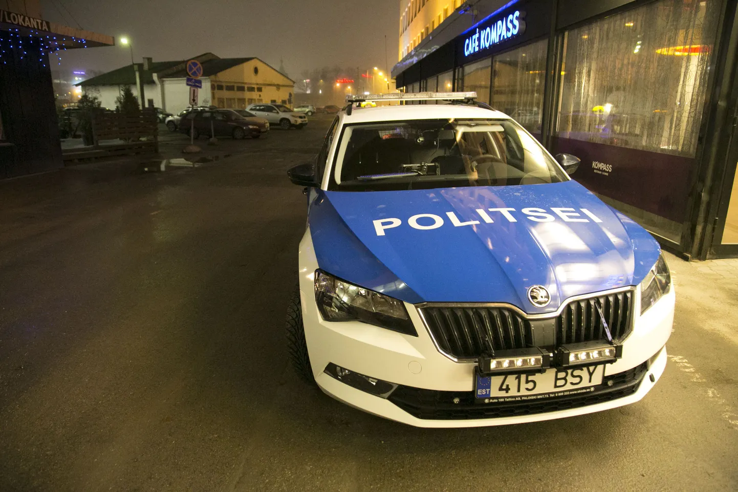 Tööõnnetus Narva maanteel.