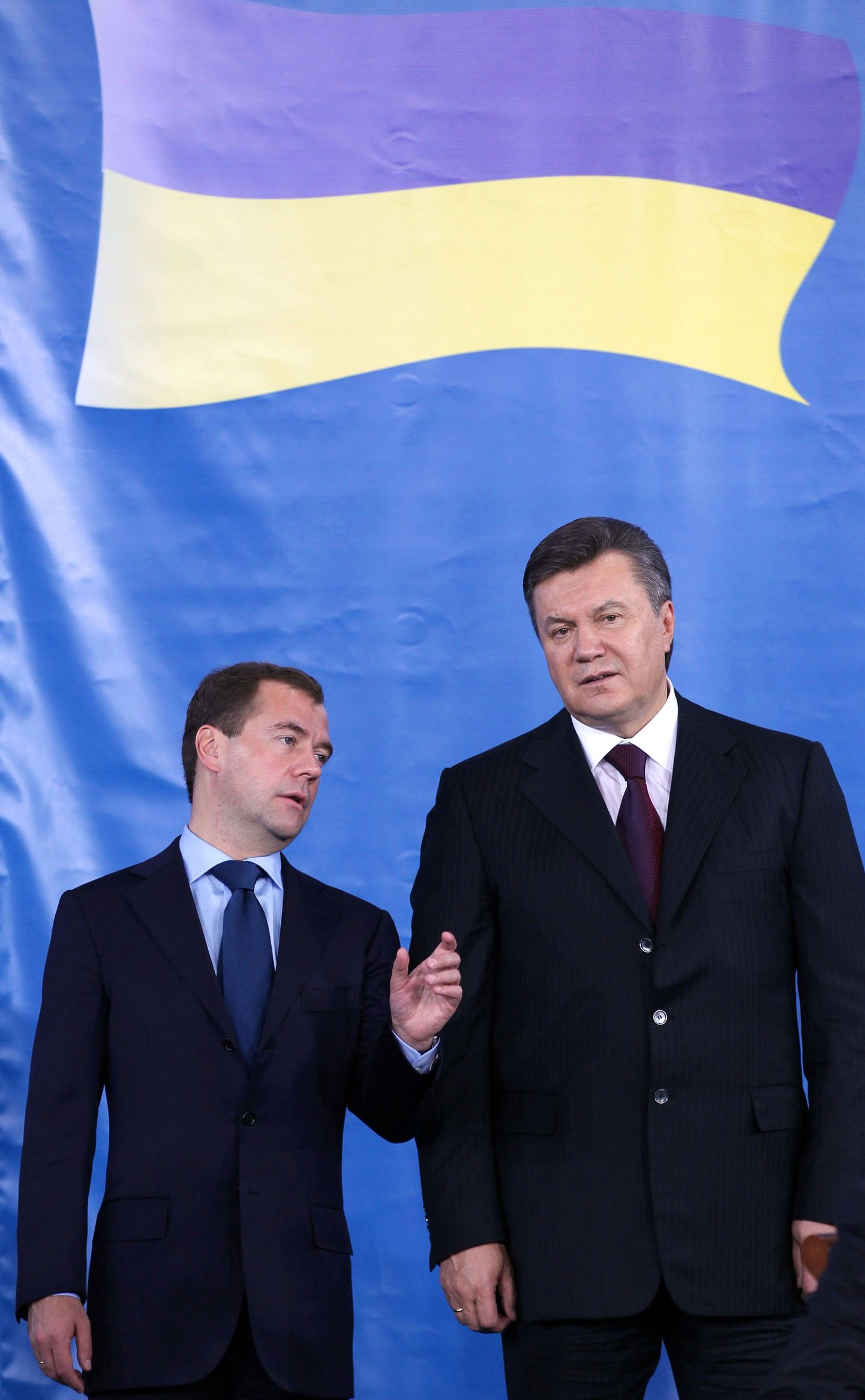 Venemaa president Dmitri Medvedev ja Ukraina president Viktor Janukovõtš.