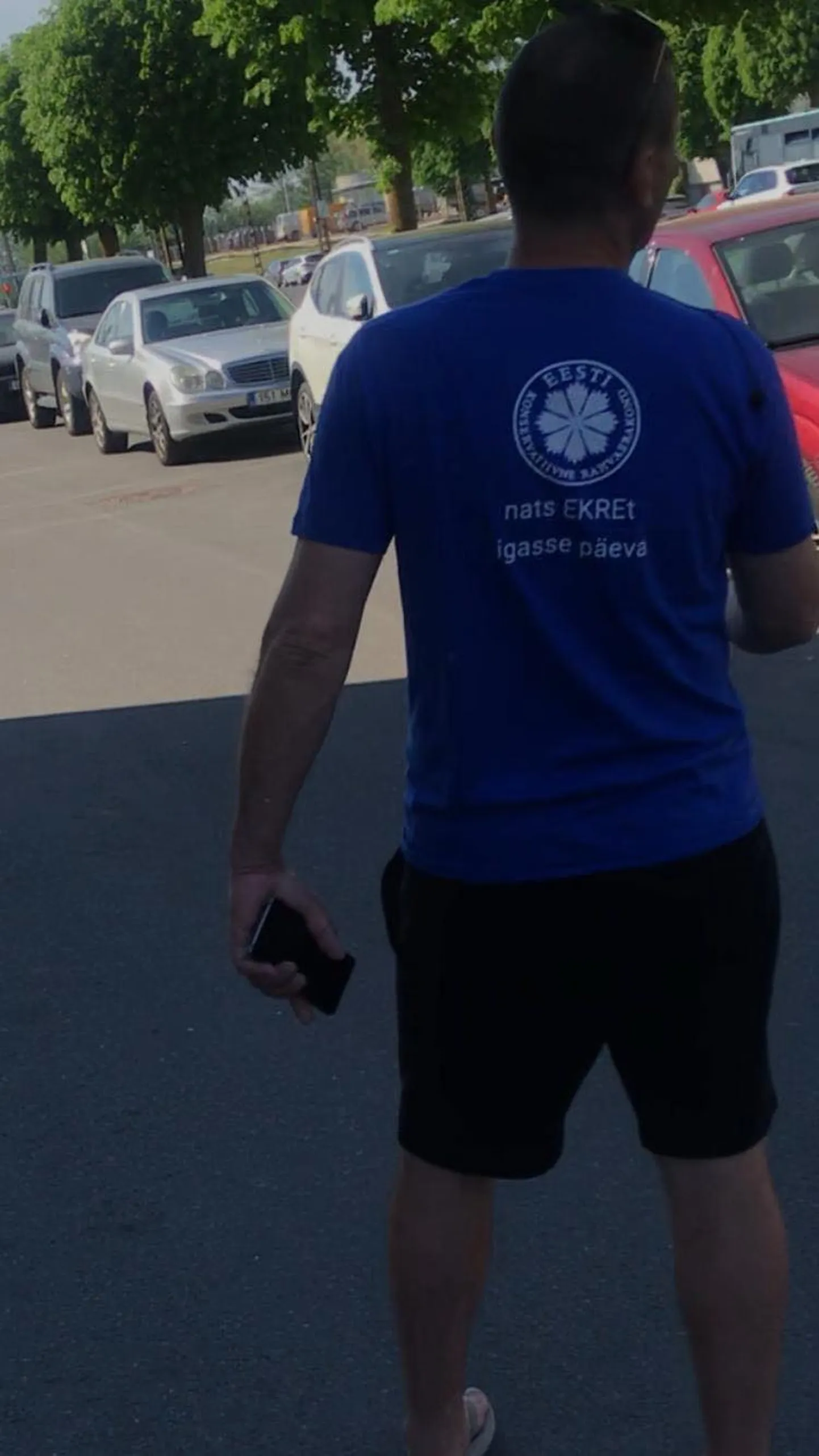 Мужчина, который в Ыйсмяэ напал на пакистанца.