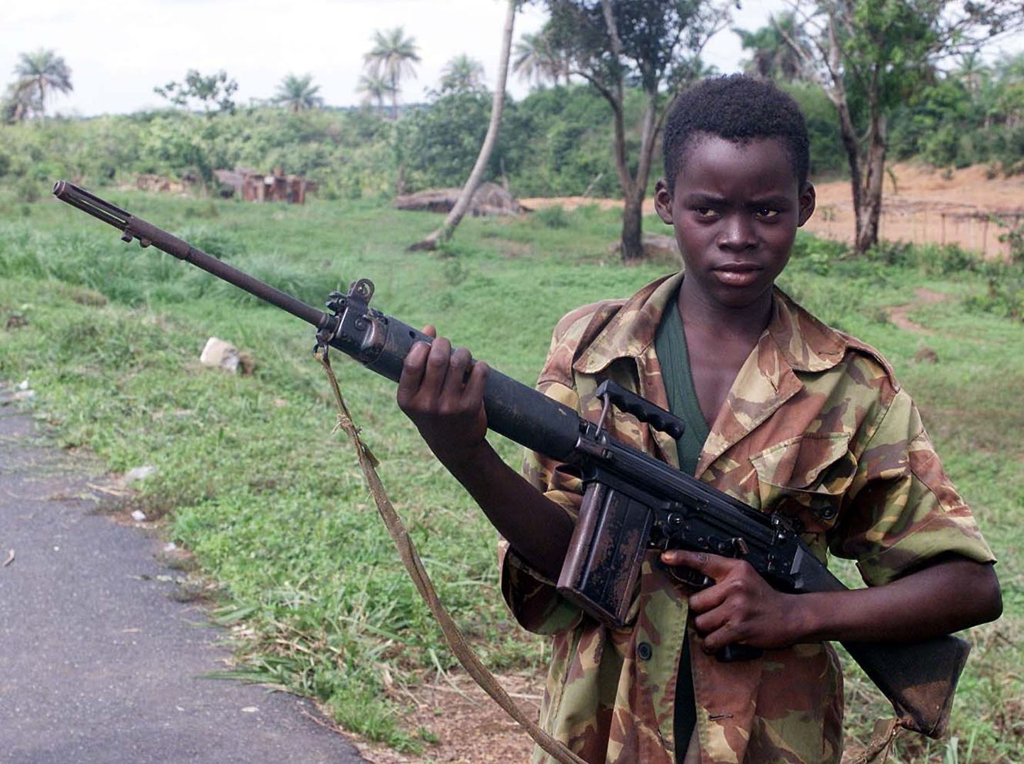 Lapssõdur Sierra Leones.